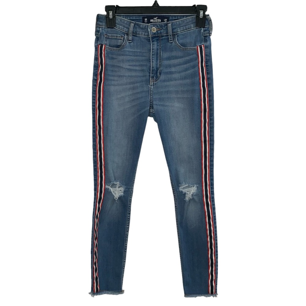 Hollister High-Rise Crop Super Skinny Hollister Classic Stretch Jeans Size 27x26